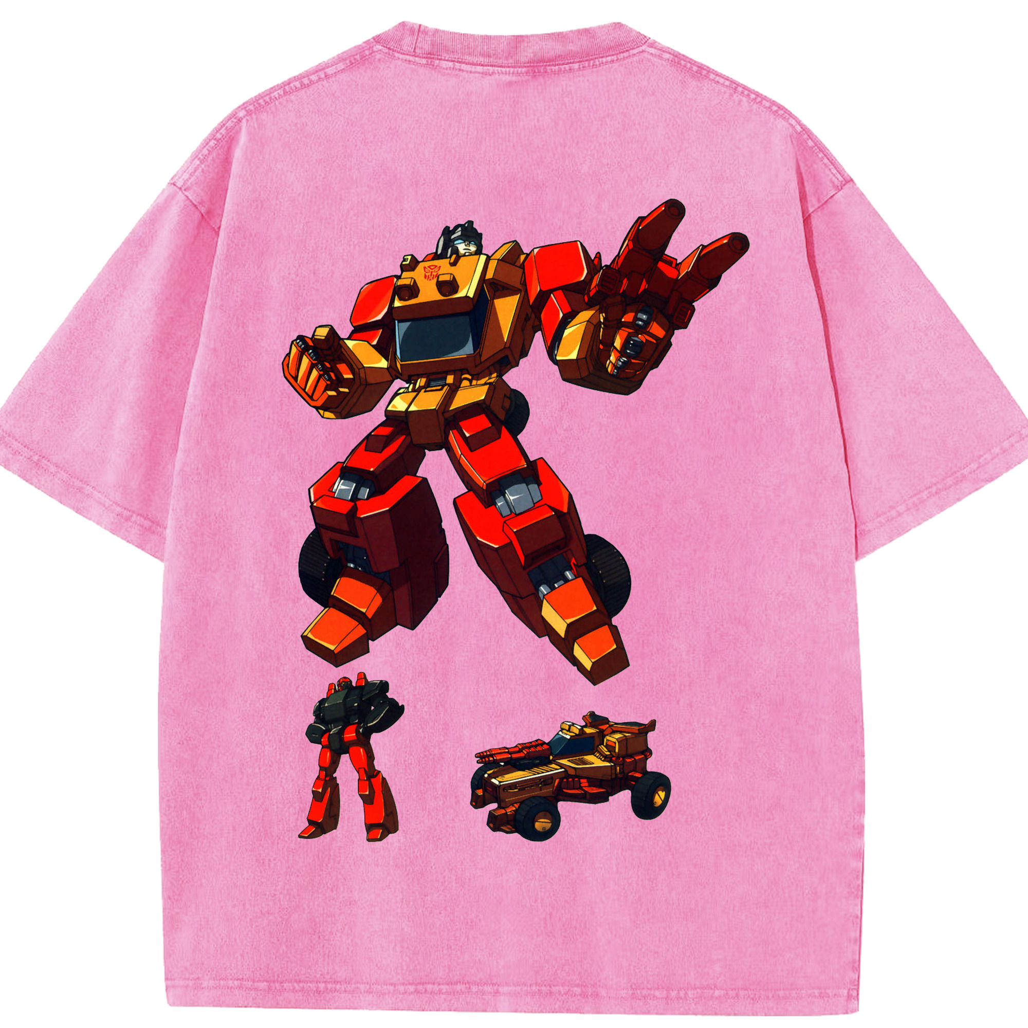 （画像用）  綿100% ヴィンテージ風 半袖Tシャツ（背面プリント）